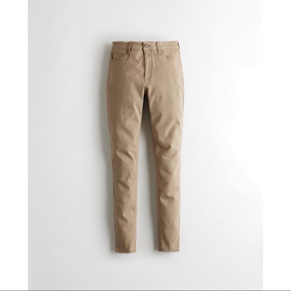 Hollister High-Rise Super Skinny Khaki Jean - Picture 13 of 13